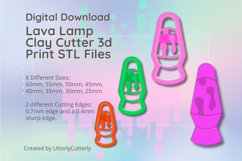 Lava Lamp Clay Cutter - STL Digital File Download- 8 sizes a Product Image 1