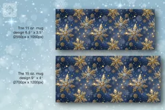 Frozen Beauty / Christmas Vibe mug wrap. 11&15oz Product Image 2
