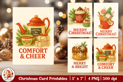 Christmas Card , Vintage Christmas, Christmas Cookies Product Image 1