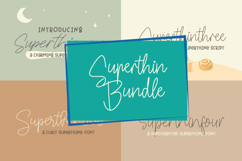 NEW SUPERTHIN BUNDLE FONT Product Image 1