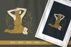 Bohemian woman in floral ornament Product Image 1