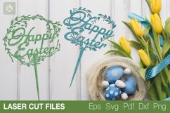 Easter bunny. Easter Set decor &amp; Topper. SVG Laser cut file Product Image 9