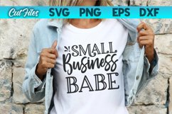 Small Business Babe SVG Cut File Product Image 1