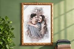 Artistic Family Watercolor Effect Product Image 1