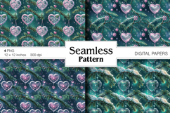 Christmas digital papers. Winter Seamless pattern Product Image 1