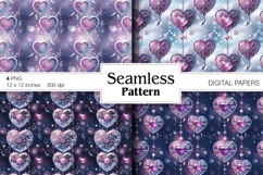 Christmas digital papers. Winter Seamless pattern Product Image 1