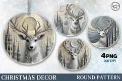 Christmas Decor | Vintage Deer| Penguin Product Image 1