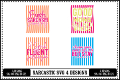 Funny Sarcastic Quotes 4 Designs Product Image 1