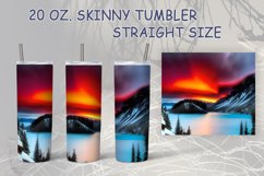Tumbler Sublimation|Mountains Landscape Tumbler Wrap| png Product Image 1