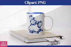 Mother & Baby Chinoiserie clipart, Mothers Day clipart Product Image 2