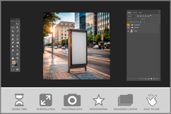 Urban Advertising Mockups - 25 PSDs Product Image 2