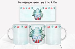 Winter gnome mug design |Christmas gnome for Mug sublimation Product Image 1