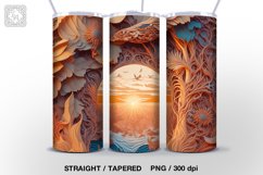 3d Landscape Tumbler Sublimations, 20 oz Tumbler Wraps Product Image 3