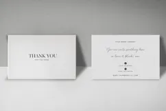 Printable Luxury Thank You Card Template Product Image 2