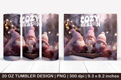 Christmas Gnomes Tumbler Bundle- 3d Christmas tumbler wrap Product Image 3