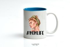 Messy Bun PNG, Momlife Product Image 4