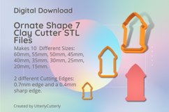 Ornate Shape 7 Clay Cutter - Cookie Cutter STL File Product Image 1