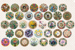 Spring flowers Wind Spinner wraps BUNDLE | Cute birds nest Product Image 2