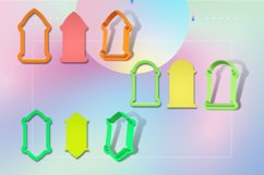 Ornate Shape 3 Designs Clay Cutter - Cookie Cutter STL File Product Image 2