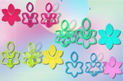 Split 6 Petal Flower -4 Designs Clay Cutter -Cookie STL File Product Image 2