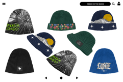 Ribbed Knitted Beanie - Mockup Product Image 2