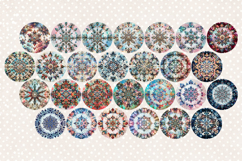 Christmas Snowflake Wind Spinner wrap sublimation BUNDLE Product Image 2