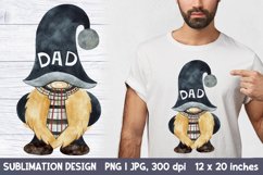 Fathers Day Gnome. Sublimation Design. Product Image 1