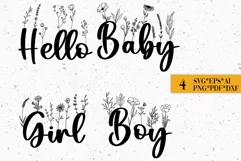 Hello baby SVG PNG EPS Product Image 3