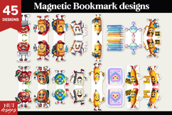 Cute School Magnetic bookmark bundle Back to school bookmark Product Image 2