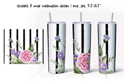 Tumbler design Flower tumbler Sublimation PNG 20 oz tumbler Product Image 1