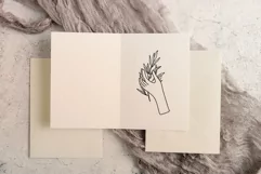 Female hand Aesthetic SVG PNG EPS Product Image 2