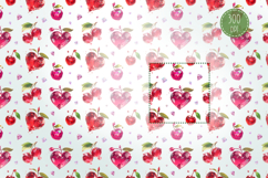 Diamond fruits, hearts - seamless pattern Product Image 2