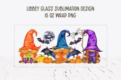Gnome Wrap. Halloween Gnomes. Halloween Libbey Glass. Product Image 2