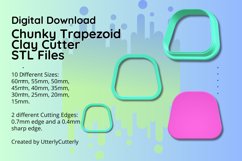 Clay Cutter STL File Chunky Trapezoid - Basic Shape Digital Product Image 1