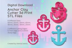 Clay Cutter STL File Anchor- Earring Digital File Download- Product Image 1