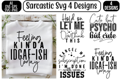 Sarcastic Svg, Funny Sarcasm Svg Product Image 1