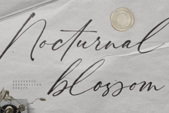 Nocturnal Blossom - Handwritten Script Product Image 1