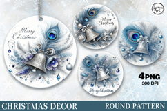 Christmas Decor | Chriastmas Bell| PNG Sublimation Product Image 1