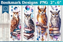 Magic Books Printable Bookmark 4 PNG Product Image 1