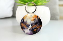 ghost halloween keychain, halloween keychain sublimation Product Image 1