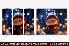 3D Christmas Gnomes-Christmas gnome tumbler,3d christmas tum Product Image 1