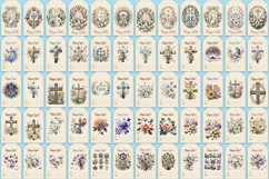 Easter cross Gift Tags| Happy Easter BUNDLE|Cute bunny label Product Image 3