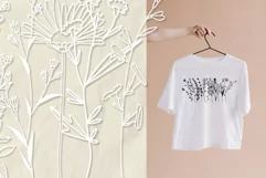 Wildflower border SVG PNG EPS Product Image 3