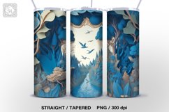 3d Landscape Tumbler Sublimations, 20 oz Tumbler Wraps Product Image 4