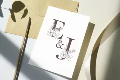 Flower Alphabet and Numbers SVG PNG EPS Product Image 3