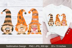 Coffee Gnome. Gnome Sublimation. Watercolor Gnome. Product Image 1