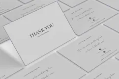 Printable Luxury Thank You Card Template Product Image 3