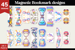 Cute School Magnetic bookmark bundle Back to school bookmark Product Image 3