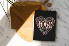 Floral heart SVG PNG EPS Product Image 3