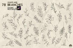 Branches and Leaves Procreate Stamp Brushes Product Image 3